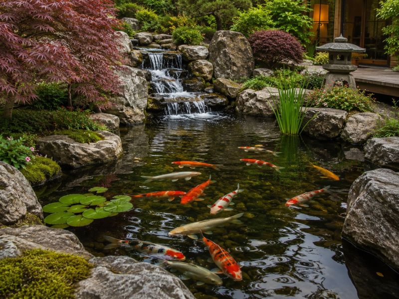 Koi Pond Construction in Ventura County, CA